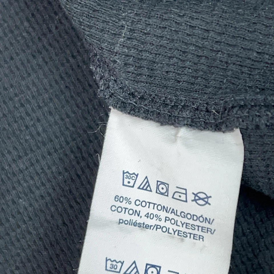 Camisa Polo Ralph Lauren Para Hombres Mediana Negra Tejida Gofre Prendas para Dormir Térmicas Poni Rojo Foto 4 de 4