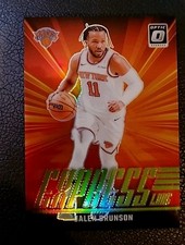 2024-25 Panini Donruss Optic - Express Lane Jalen Brunson #21 Lime Green...
