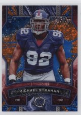 2024 Topps Resurgence Blue & Orange Spark Refractor Michael Strahan #72 HOF 1gd8