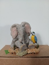 Tuskers Elephant Parrot Togetherness Ornament  
