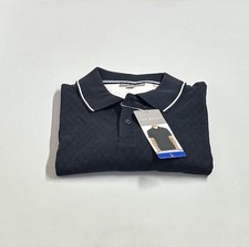Ted Baker Men  s Short Sleeve Polo Shirt, Blue, Size L