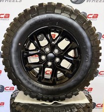 NEW Jeep Wrangler Rubicon Wheels and Tires 255/75R17 BFG Goodrich M/T 32" Tires