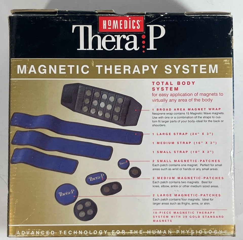 HoMedics Thera P 磁疗法系统全身 10 件 29 磁铁全新 OB — 第 4/4 张图片