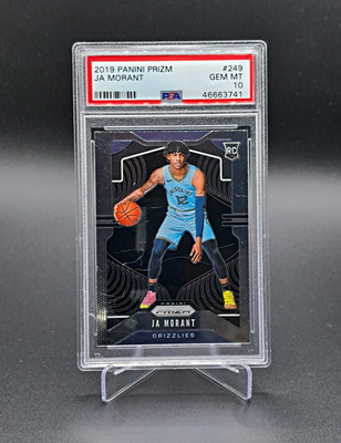 Panini Prizm 2019-20 Ja Morant Memphis Grizzlies #249 Rookie PSA 10 GEM MT