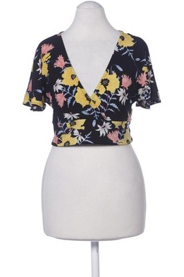 H&M T-Shirt Damen Shirt Kurzärmliges Oberteil Gr. S Schwarz #m2kvd2c
