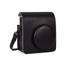 Image of PU Leather Case for Fujifilm Instax Mini 40 Camera with Strap – Black