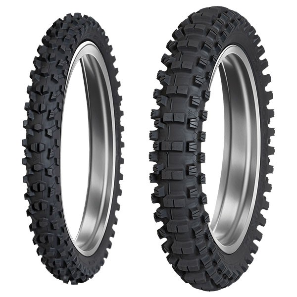 COPPIA GOMME DUNLOP 70/100-17 40M + 90/100-12 46M GEOMAX MX34 - Immagine 6