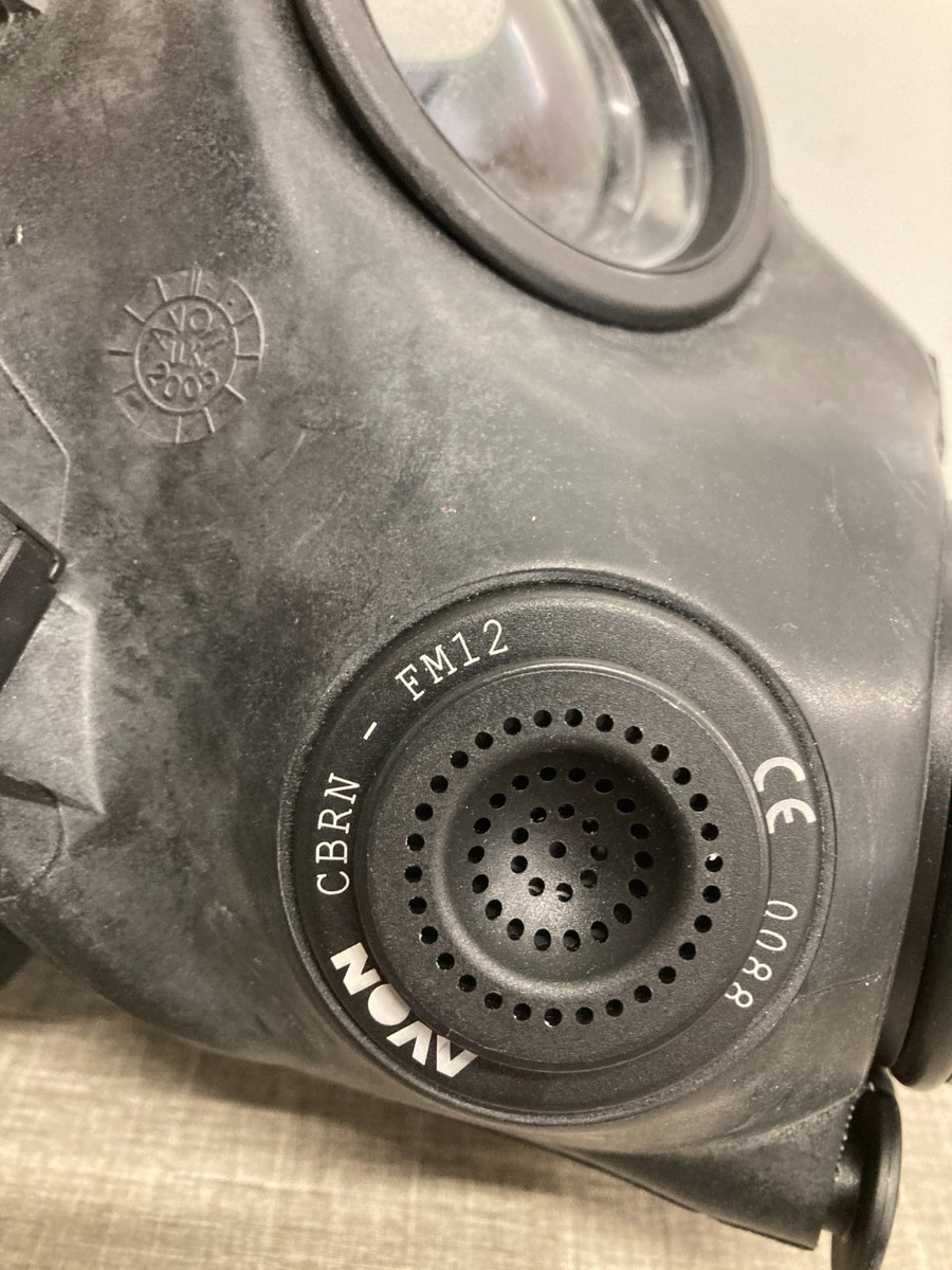 Gas Mask Avon FM12 Rubber Sizes 1, 2, 3 Available Respirator Only