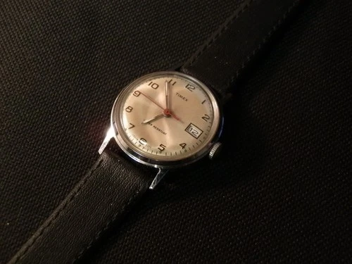 NEAR MINT VTG 1971 Timex Sprite Watch, Runs Excellent
