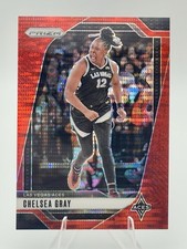 2024 Panini Prizm WNBA Chelsea Gray Red Pulsar Prizm /299 #84 Las Vegas Aces