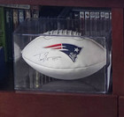 Troy Brown Signed New England Patriots Football Ball Super Bowl XXXVI — photo 1