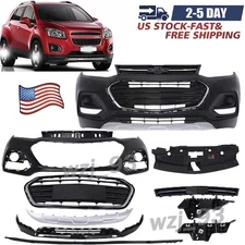 Complete Front Bumper Cover Kit Grille For 2017-2020 Chevy Trax