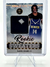 2024-25 Panini Hoops Rookie Sweaters DaRon Holmes II #RSW-DRH Denver Nuggets