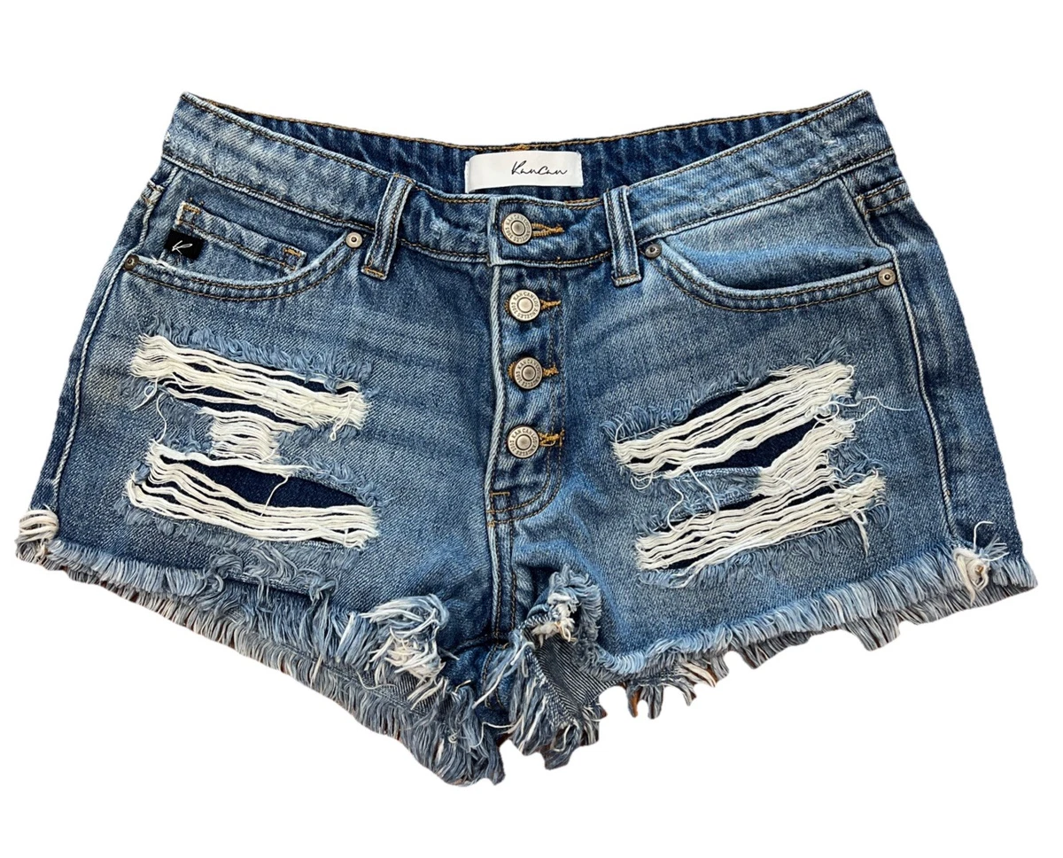 Denim Regular Size S Low (6.5-8.5 in) Rise Shorts for Women for