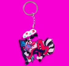 Hazbin Hotel Official After The Battle Keychain - Valentino And Vox - BRAND NEW