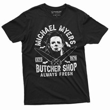 Camisa Michael Myers Halloween Película de Terror Camisa Carnicería Siempre Fresca Camisa