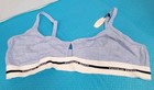 Victoria's Secret Women's Bralette Large NWT Light Blue Cotton Adjustable NEW  — photo 1