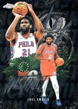 2025 Topps Chrome Joel Embiid Base (RAW)