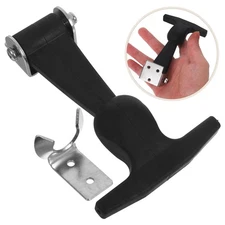  2pcs Stainless Steel Draw Latch Flexible Adjustable T-Handle Hasp Latches for