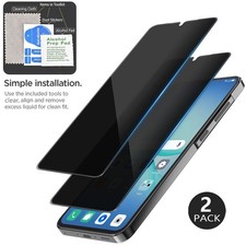 2x For Samsung A07 A17 4G 5G A27 A37 A57 Privacy Tempered Glass Screen Protector