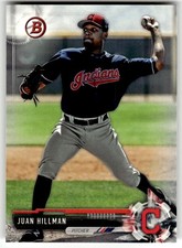 2017 Bowman Draft #BD-28 Juan Hillman Cleveland Indians Baseball