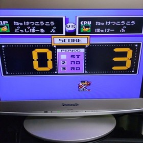 Ike Ike Nekketsu Hockey-bu Kunio-kun Famicom JP ver Used Tested Japanese Ver