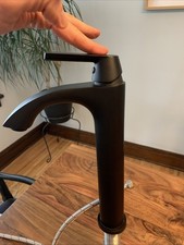 Bathroom Faucet Vigo VG03013 Black Linus 1.2 Gpm Single Hole Faucet