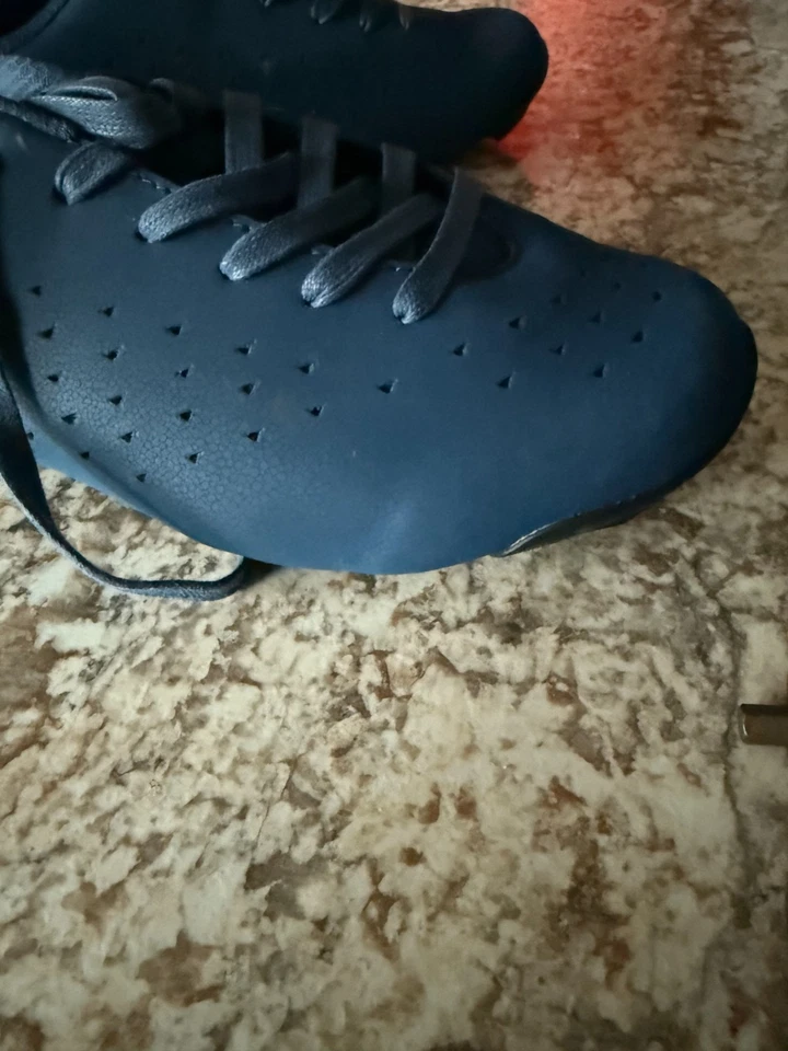 Zapato de ciclismo de carretera Chris Lake CX21C talla 43 ancho azul Foto 3 de 4