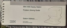 Vintage IBM 3196 Display Station 112 Page Pro...