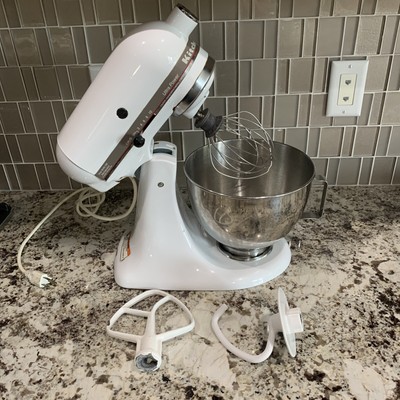 kitchenaid hand mixer white