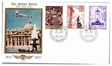 VATICAN Golden Series Cacheted Unaddressed Unsealed First Day of Issue Cover (V6