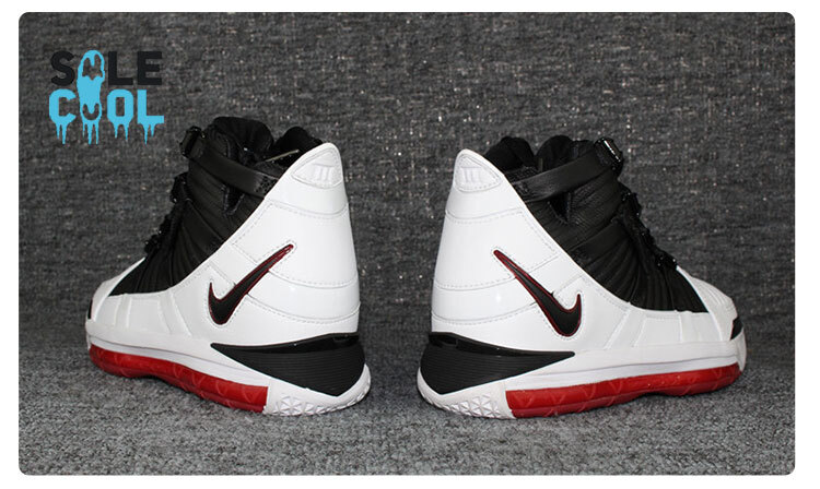 NEW Size 7 - Nike‎ Zoom LeBron 3 Retro QS 2019 Home Black/White Basketball Shoes Size 7.5 - Nike Zoom LeBron 3 Retro QS 2019 Home for sale  main image 4