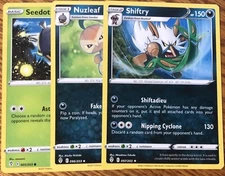 Seedot, Nuzleaf, Shiftry 97/203 - Evo Line - Evolving Skies - Read Desc.