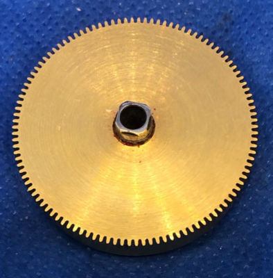 Barillet De Sonnerie Complet Vintage – Ressort N°6433 – Laiton – Horloge Comtoise