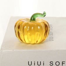 Figurine citrouille en cristal