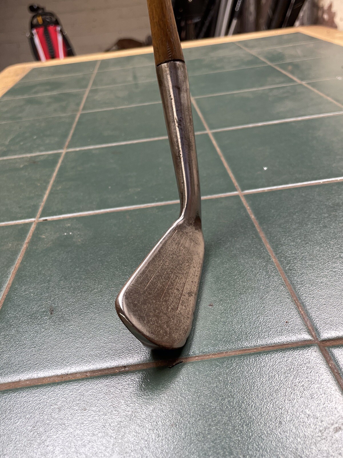 Hickory Golf Club Rare Geo Nicoll Flange Sole Zenith Jigger Line Face