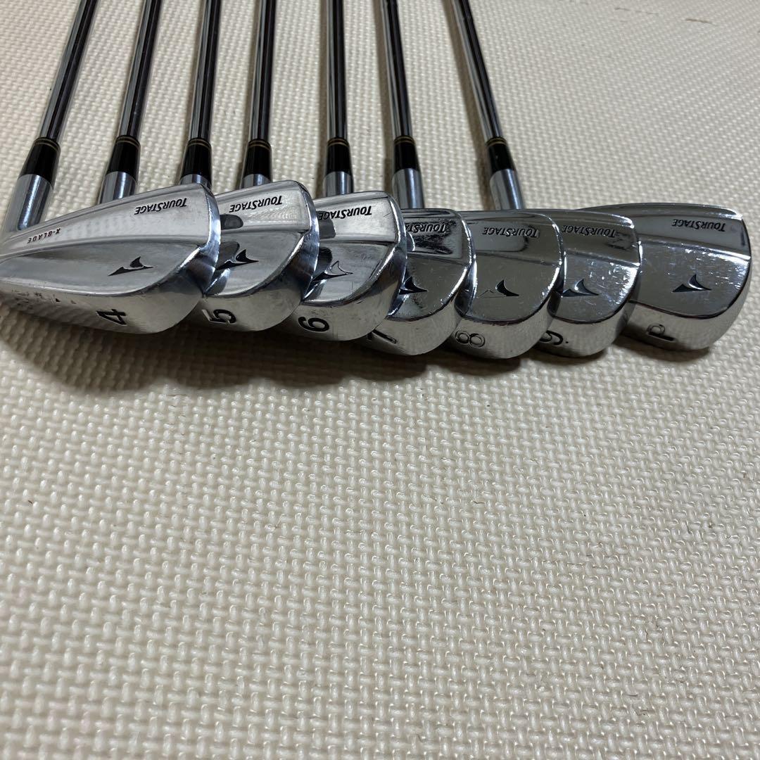 Used Bridgestone TOURSTAGE XBLADE Iron Set 49 P 7Set NoBag 2310T eBay