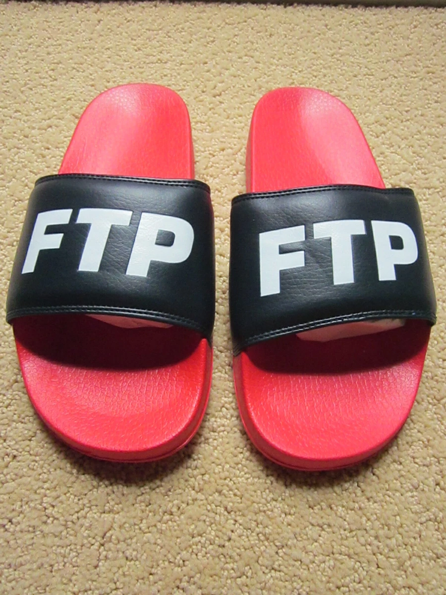 FTP Men s Red Navy Size 7 Slide Sandals