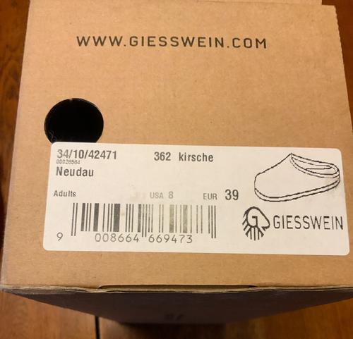 Giesswein Women's Dannheim, Style# 00026564, Size 8, Color Kirsche - Picture 3 of 8