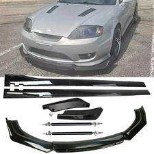 Front Bumper Lip Chin Spoiler Splitter Side Skirt Rear Rod For Hyundai Tiburon Front Bumper Lip Chin Spoiler Splitter Side Skirt Rear Rod For Hyundai Tiburon