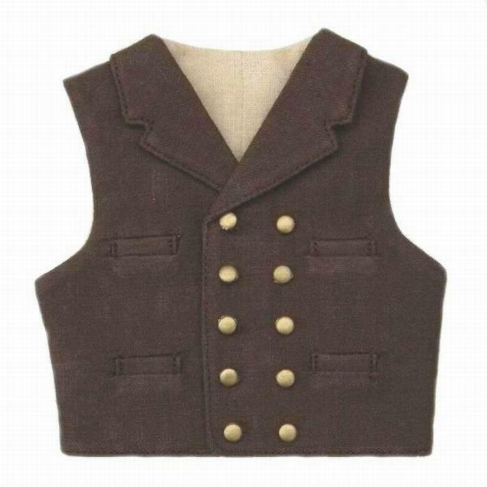 Gilet Cowboy 1/6 Battle Gear Toys résout les défauts de drapé des figurines 30cm