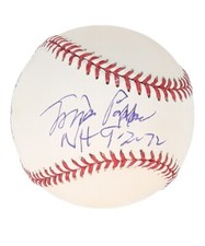 Milt Pappas Signed OML Baseball Inscribed 