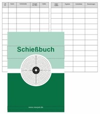Schiessbuch Nachweisheft für Schützen Sportschützen Nachweis für Behörde DIN A6
