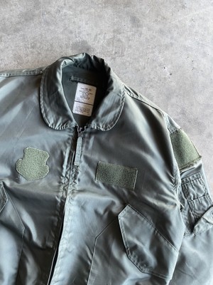 Vintage 90s US Air Force CWU 35/P Summer Flight Zip Jacket size XL 