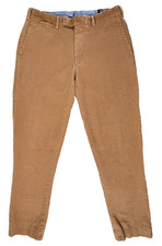 Polo Ralph Lauren Mens Corduroys Size 34X32 Actual 34X30.5 Tan Preppy Straight