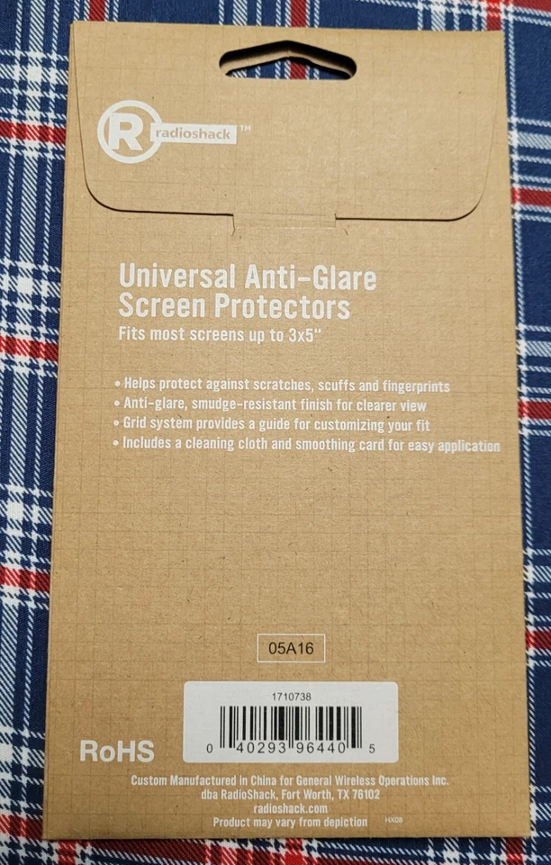 Radio Shack 1710683 Protect It Protectores de Pantalla Universales Antirreflejo - Paquete de 2  Foto 2 de 4