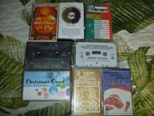 LOT 8 CASSETTE TAPE CHRISTMAS JACKSON 5 QUEEN 80s 90s 70s ROCK SOUL PUMPKINS