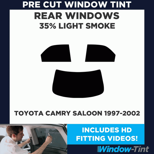 Vor Cut Fenster Tönung Folie für Toyota Camry 4-door Limousine 97-02 35% Light - Picture 2 of 10