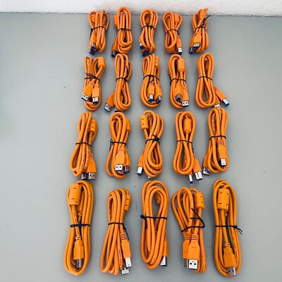 [LOT OF 20] - 4ft USB 3.0 Type A to B Male Cables for Camera/Printers/Scanners