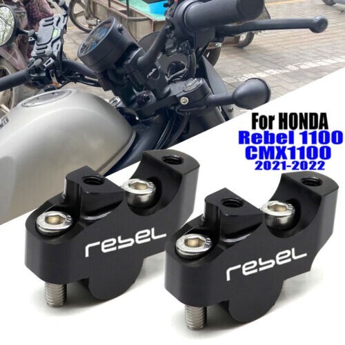 CNC Handlebar Risers Fat Bar Riser For Honda Rebel1100 CMX 1100 2021-2024